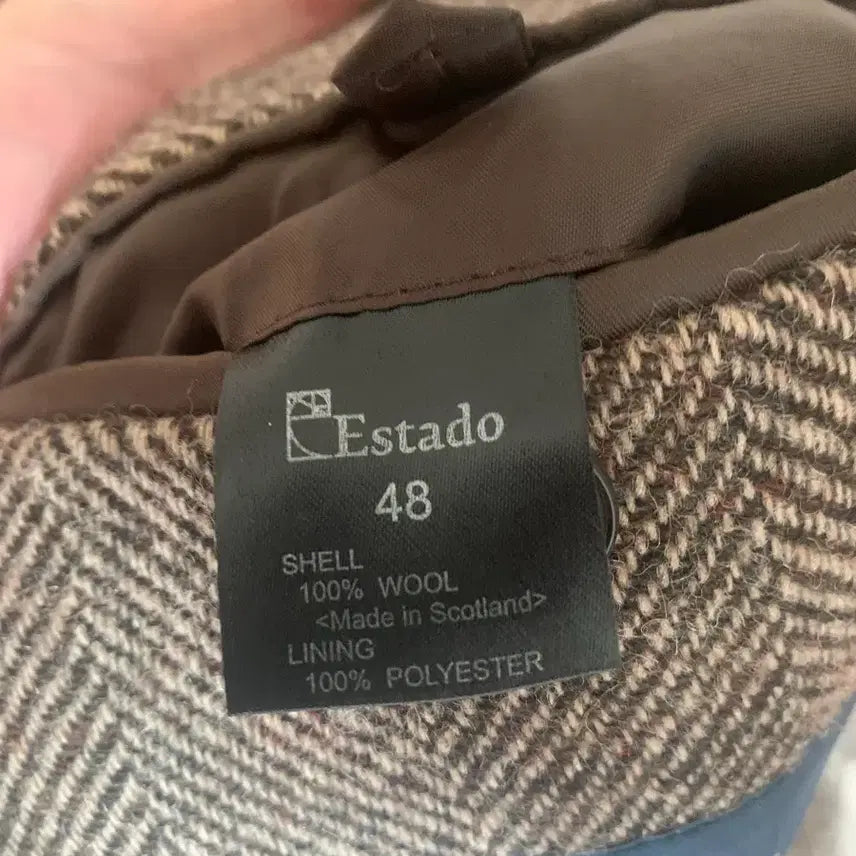 [BUNJANG] Estado Lovat Balmacaan Coat Brown / 에스타도 로밧 발마칸 코트 브라운 48사이즈