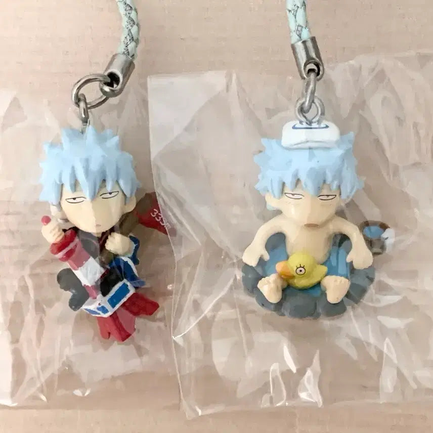 [BUNJANG] Gintama Onsen Figure Mascot / 은혼 지역한정 스트랩 온천 피규어 마스코트