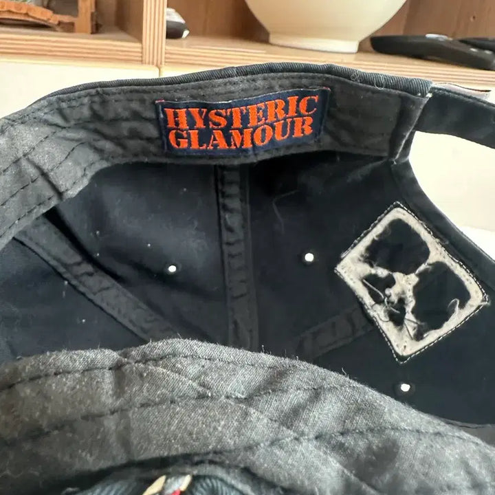 [BUNJANG] Hysteric Glamour Black Vintage Ball Cap / 히스테릭글래머 블랙 볼캡 빈티지 캡