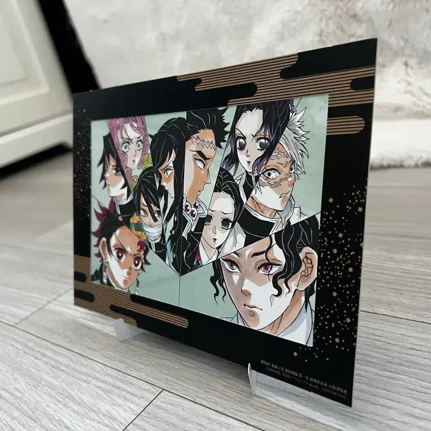 [BUNJANG] Demon Slayer Giyu Poster Set / 귀멸의 칼날 일본현지 영화 특전 포스터 A5(액자형) +기유 단독 포스터