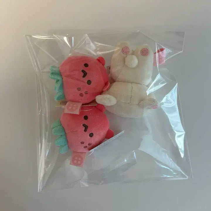 [BUNJANG] Korilakkuma Strawberry Kkwadang Plush Doll Bundle Set / [일괄] 딸기의 하루 딸기 꽈당 우는 코리락쿠마 인형 / 리락쿠마