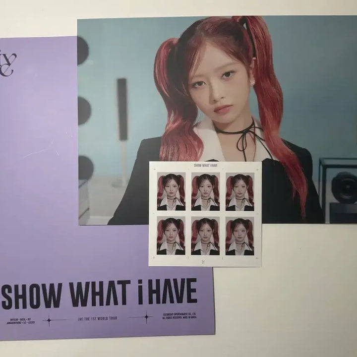 [BUNJANG] IVE Rei First World Tour MD Unofficial Sticker / 아이브 레이 첫번째 월드투어 엠디 아이브 홈마 비공굿 띠부실스티커