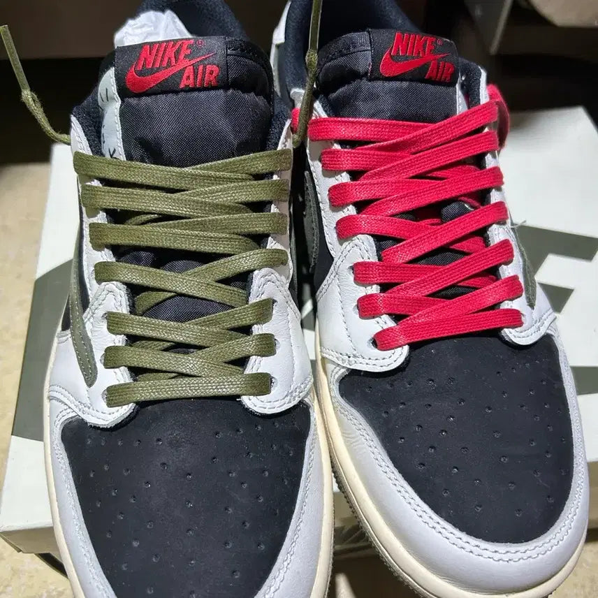 [BUNJANG] Nike Travis Scott Jordan Olive Sneakers / 나이키 트래비스스캇 조던 올리브 260