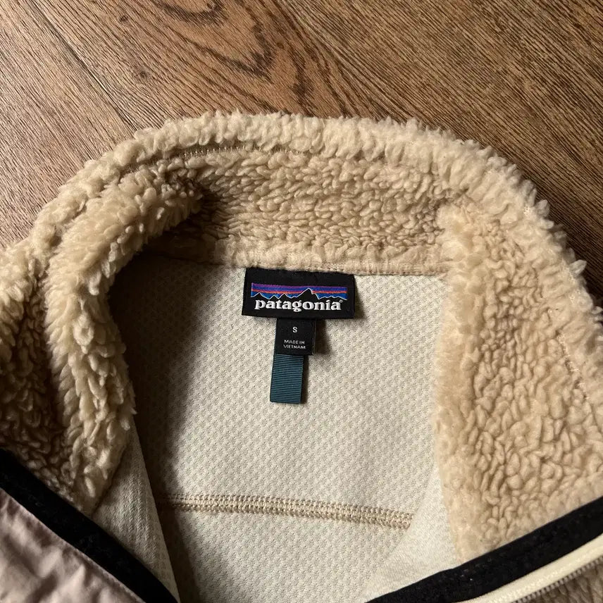 [BUNJANG] Patagonia Retro X Ivory Fleece Jacket / [S]파타고니아 레트로 X 아이보리 플리스 자켓