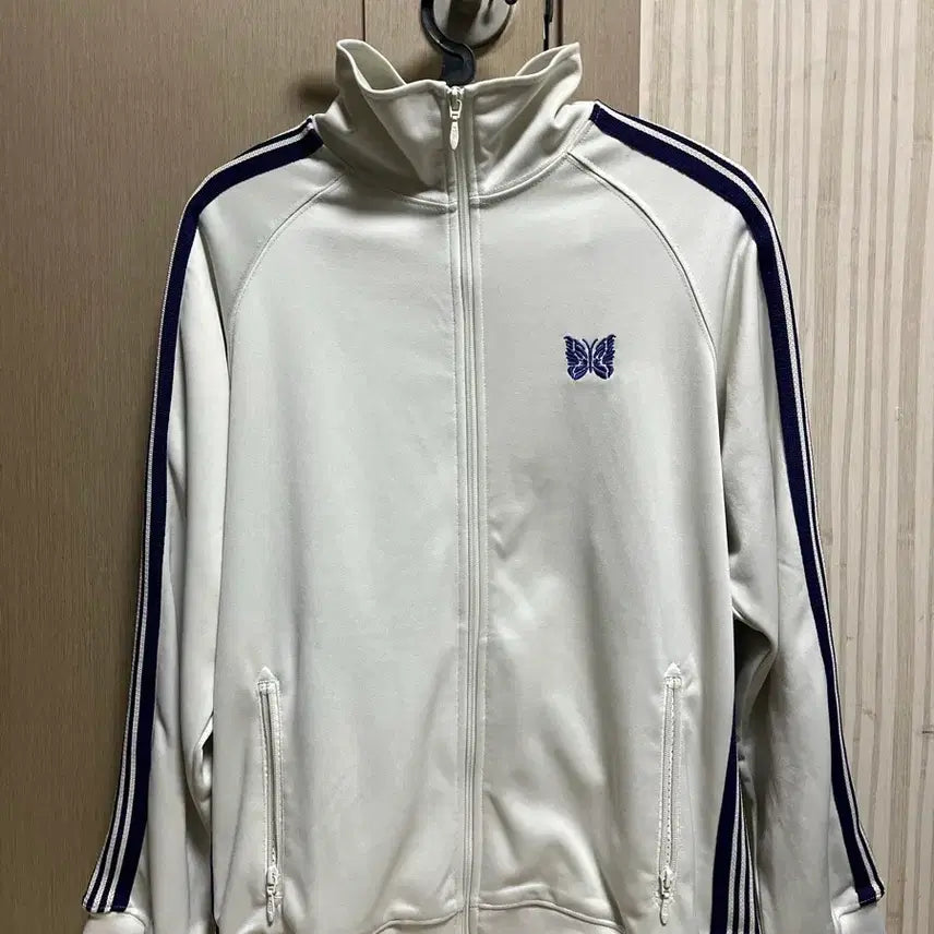 [BUNJANG] Needles Track Jacket Ice White M / 니들스 트랙 자켓 아이스 화이트 M