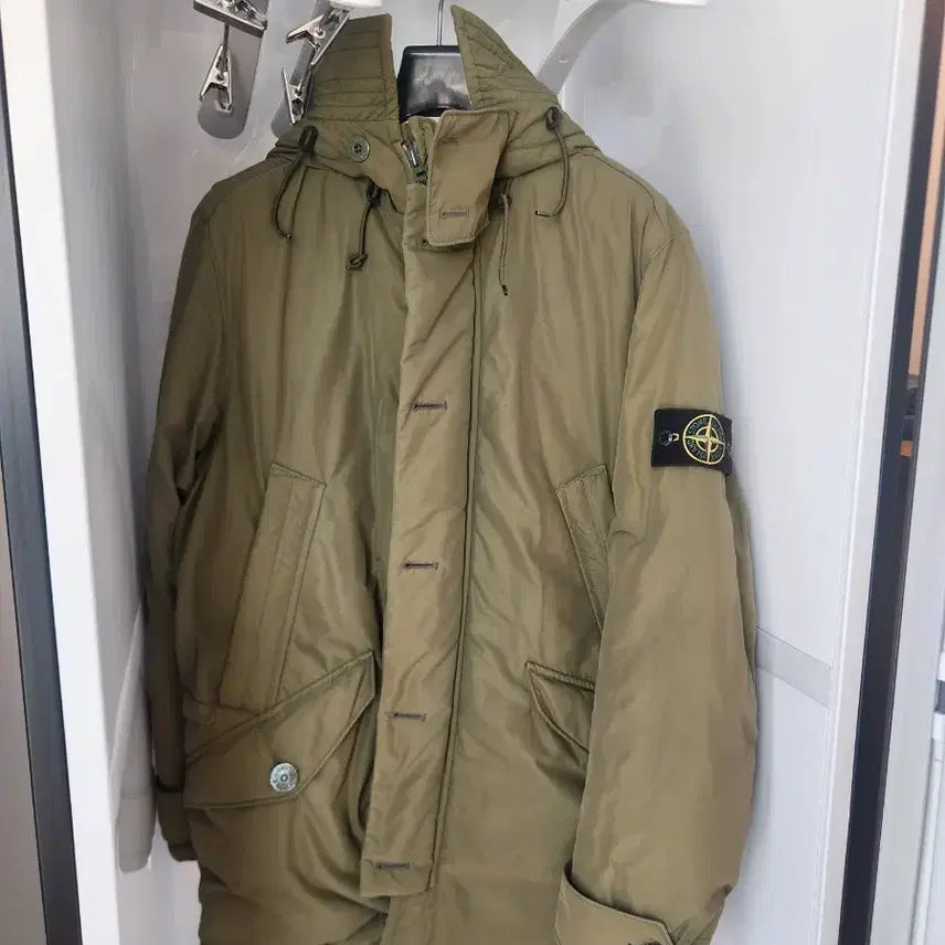 [BUNJANG] Stone Island Micro Reps Down Padded Jacket / 스톤아일랜드 마이크로 랩스 다운 패딩