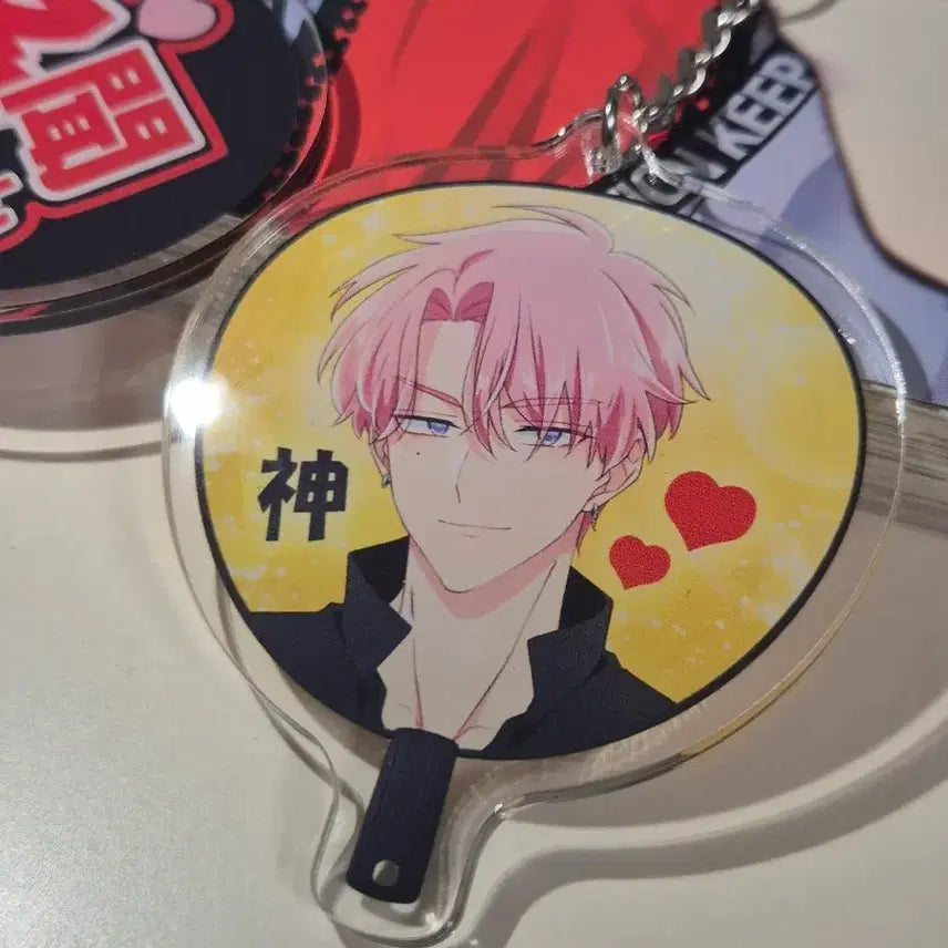 [BUNJANG] Taemin Fan-Made Acrylic Keyring / 타몬군 지금 어느쪽 응원부채 비공굿 아크릴 키링