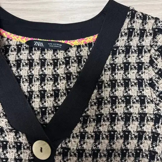 [BUNJANG] ZARA Tweed Cardigan Jacket / 자라 트위드 가디건