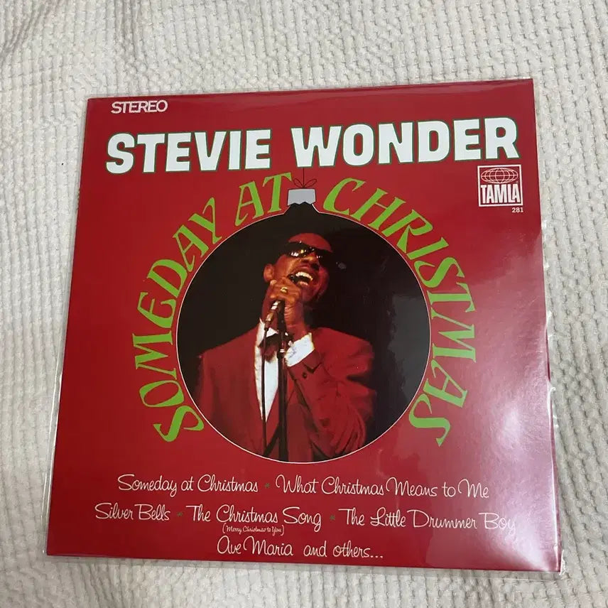 [BUNJANG] Stevie Wonder Christmas Album LP Record / 스티비 원더 크리스마스 앨범 LP 레코드
