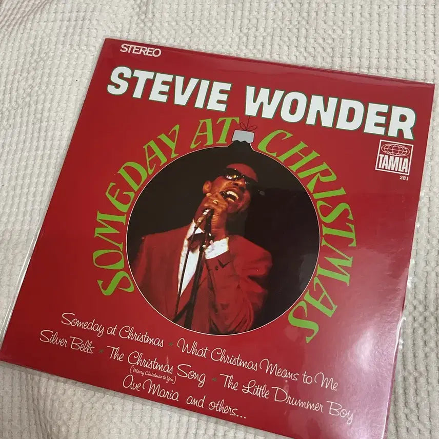 [BUNJANG] Stevie Wonder Christmas Album LP Record / 스티비 원더 크리스마스 앨범 LP 레코드