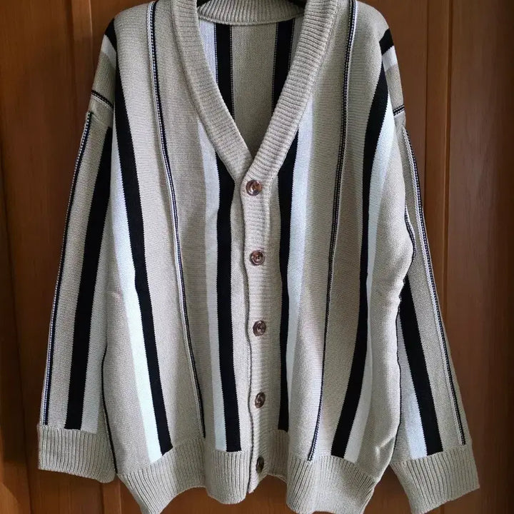 [BUNJANG] Unisex Long Cardigan (Beige) / (새상품) 국내 내수 상품 롱가디건..베이지