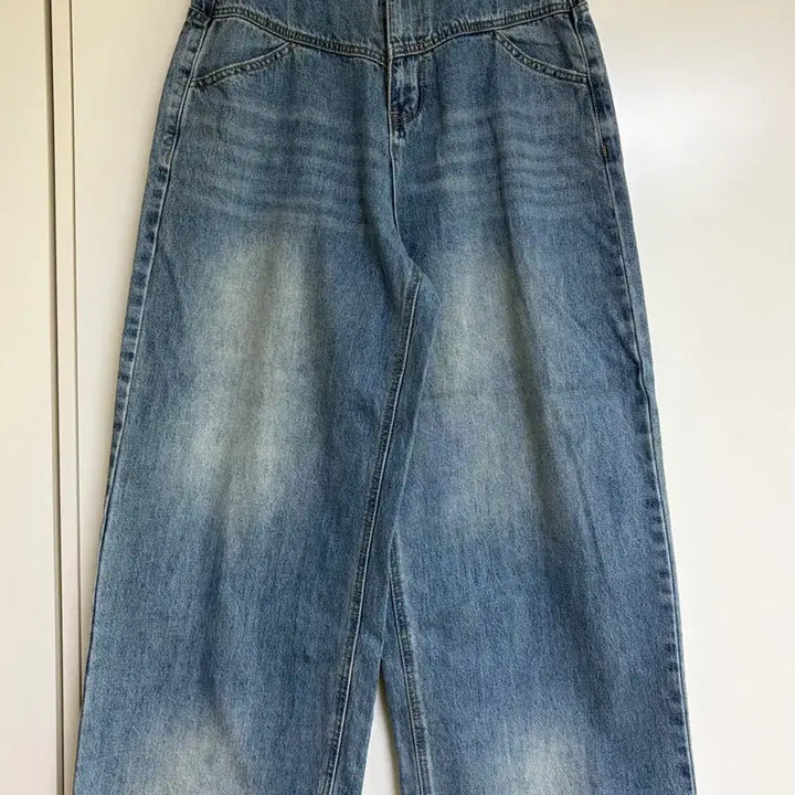 [BUNJANG] Illygo York Slit Denim Pants Blue M / 일리고 요크 절개 데님 팬츠 블루 M