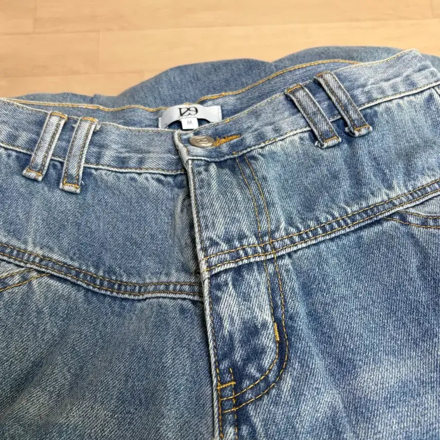 [BUNJANG] Illygo York Slit Denim Pants Blue M / 일리고 요크 절개 데님 팬츠 블루 M