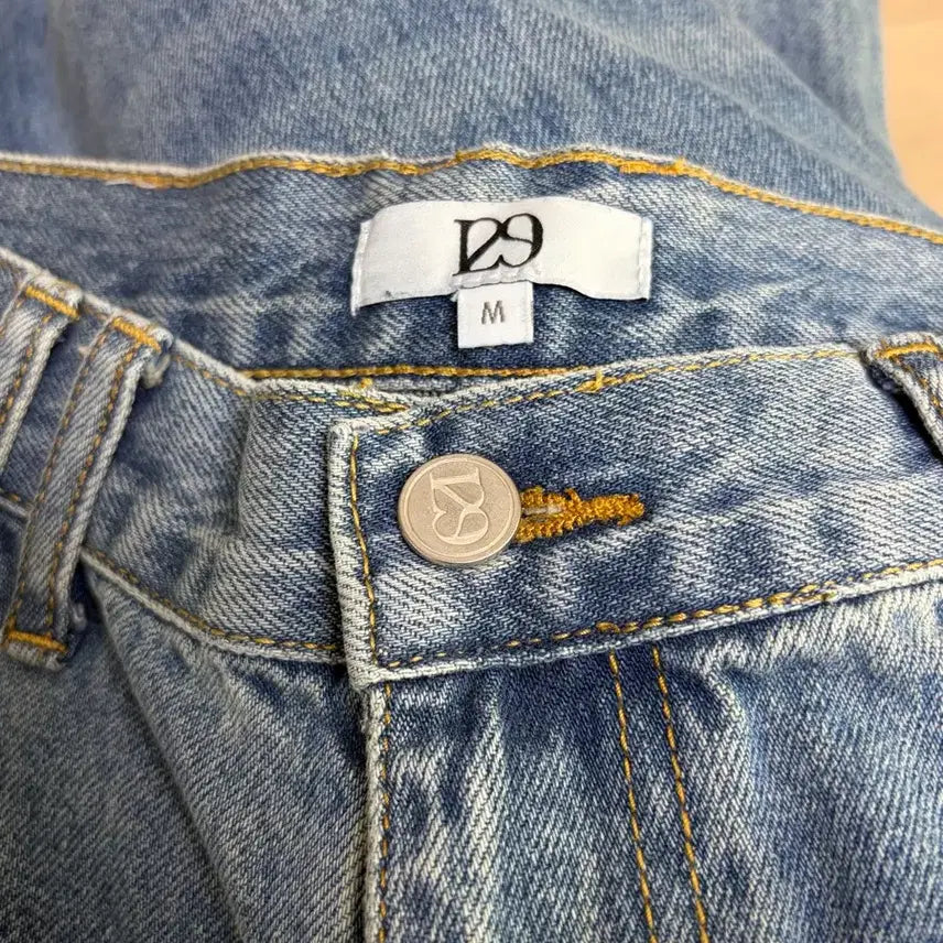 [BUNJANG] Illygo York Slit Denim Pants Blue M / 일리고 요크 절개 데님 팬츠 블루 M