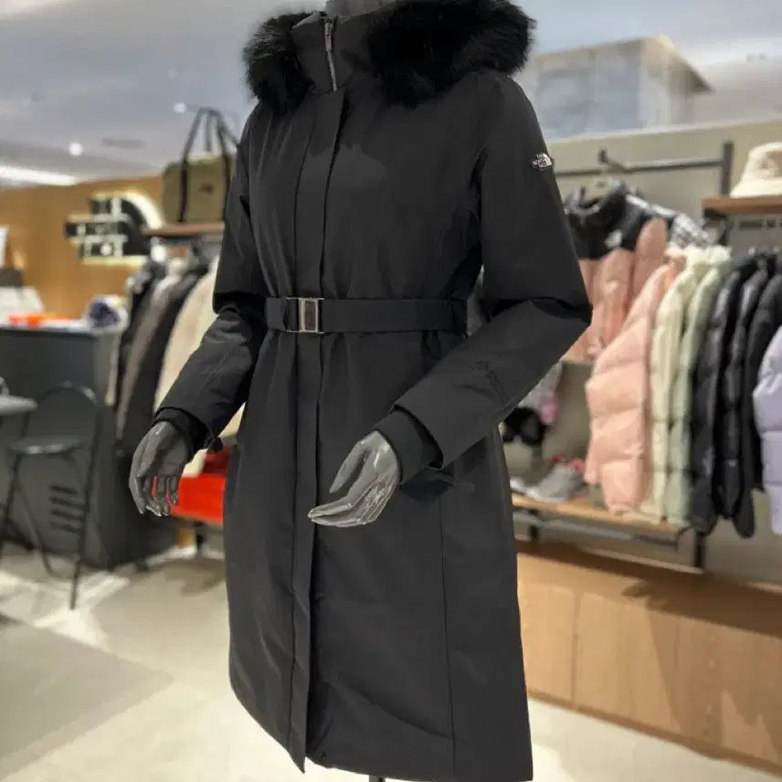 [BUNJANG] The North Face Gore-Tex Down Coat Belted Long Padded Jacket / 노스페이스  고어텍스 다운코트 벨티드 롱패딩 새상품 95(L)