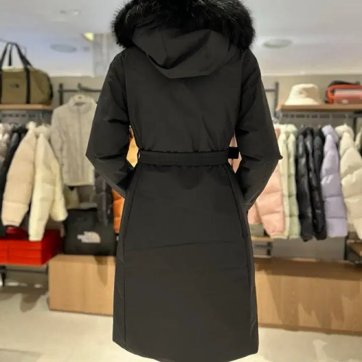 [BUNJANG] The North Face Gore-Tex Down Coat Belted Long Padded Jacket / 노스페이스  고어텍스 다운코트 벨티드 롱패딩 새상품 95(L)