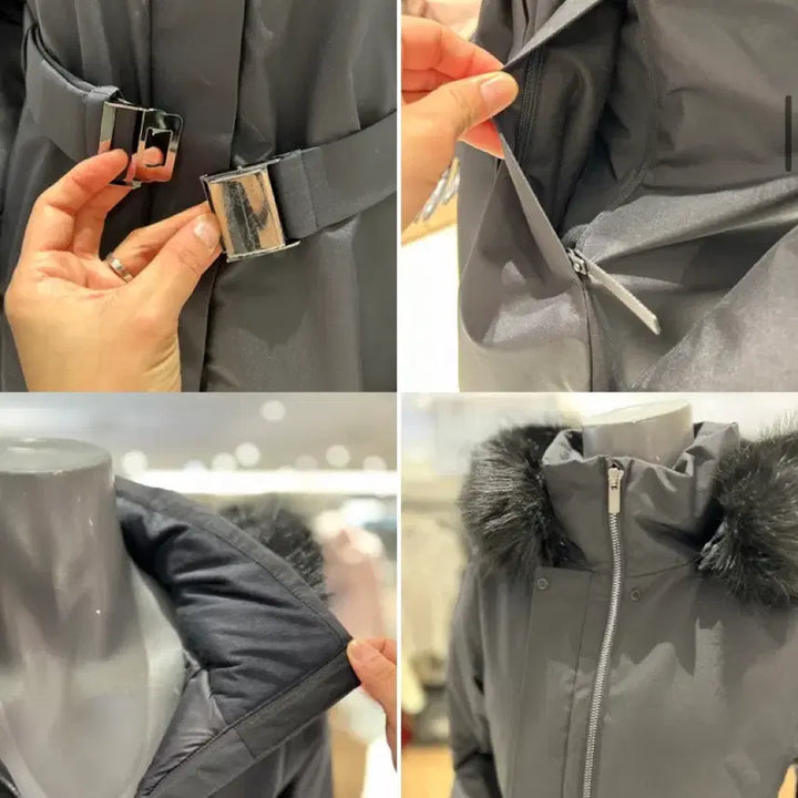 [BUNJANG] The North Face Gore-Tex Down Coat Belted Long Padded Jacket / 노스페이스  고어텍스 다운코트 벨티드 롱패딩 새상품 95(L)