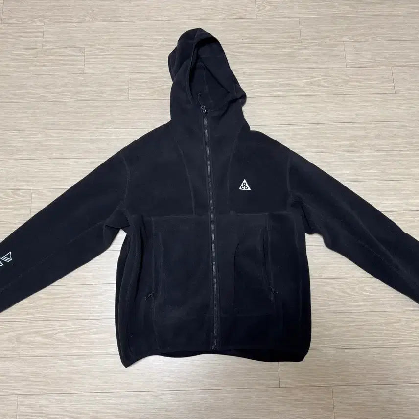 [BUNJANG] Nike ACG Polartec Wolf Tree Zip-Up Jacket Black L / 나이키 acg 폴라텍 울프트리 집업 블랙 L
