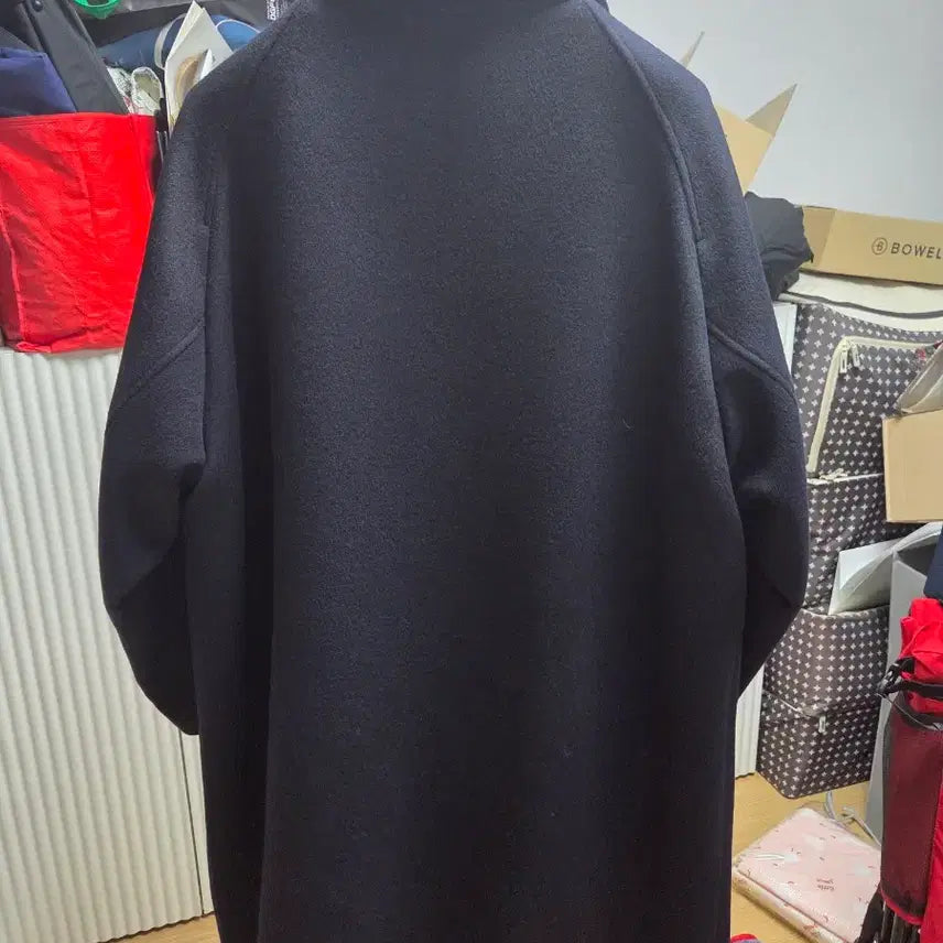 [BUNJANG] In The Row Wool Cashmere Balmacaan Coat - Navy - Size 3 / 인더로우 울캐시 발마칸 코트 네이비 3사이즈
