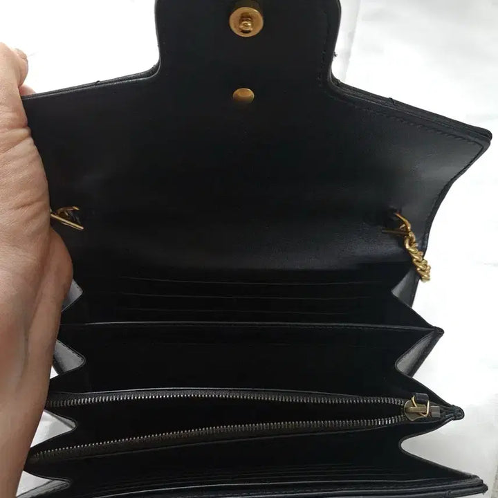 [BUNJANG] Gucci Marmont Mini Chain Bag - Black / 구찌 마몽 체인 미니백 블랙 풀박스