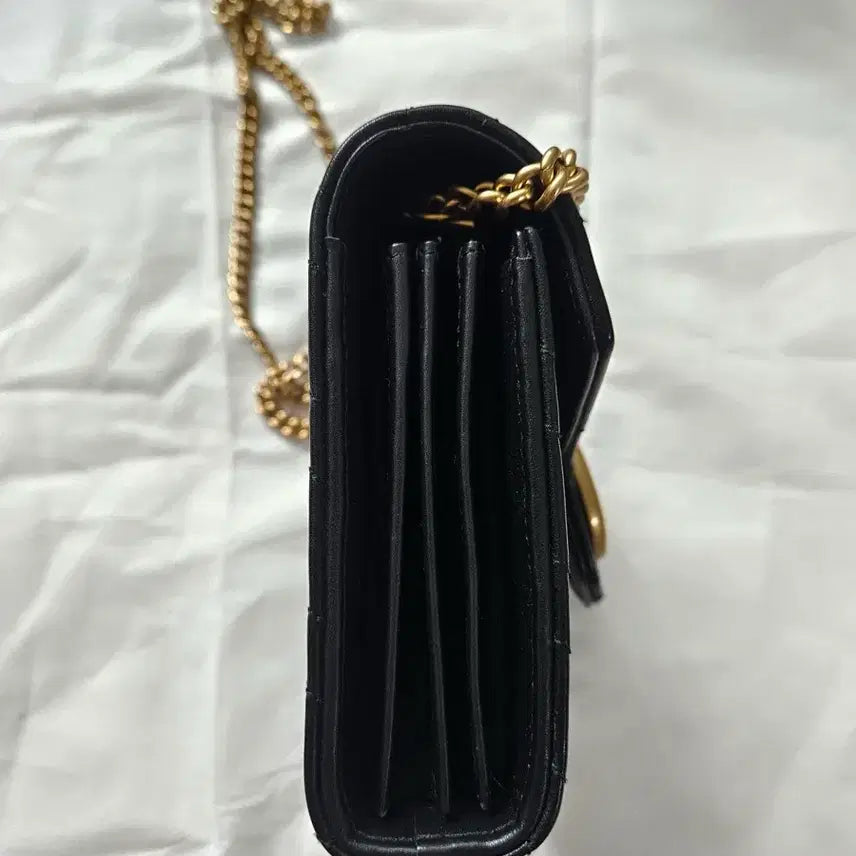 [BUNJANG] Gucci Marmont Mini Chain Bag - Black / 구찌 마몽 체인 미니백 블랙 풀박스