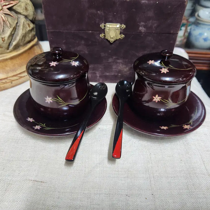 [BUNJANG] Cheongmok Kim Hwan-kyung Celadon Tea Set with Deer&