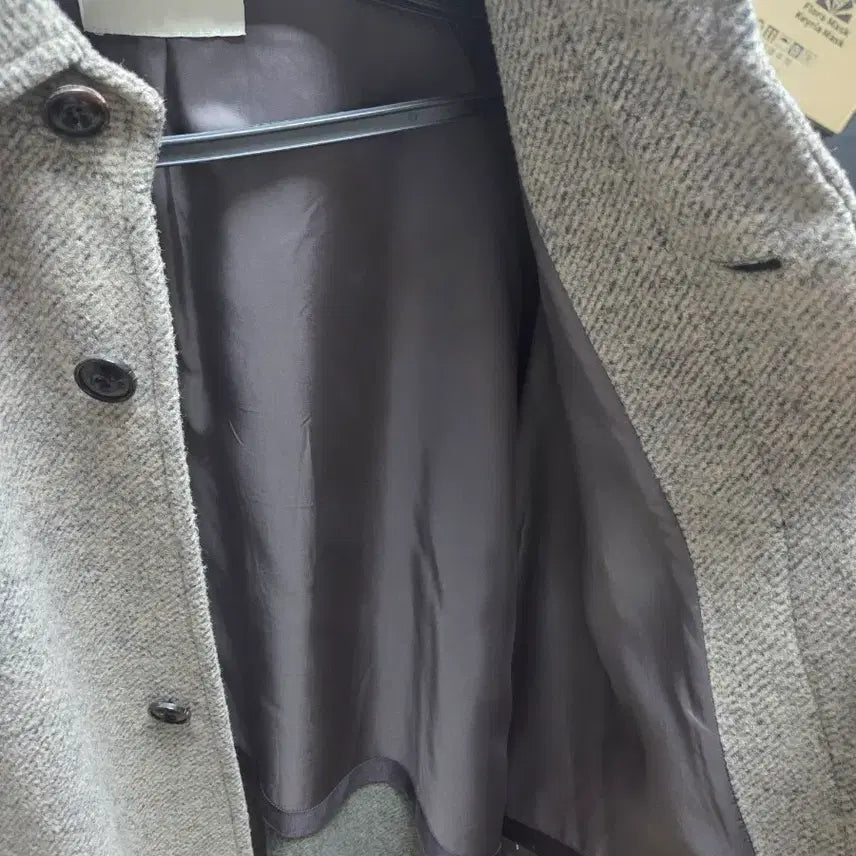 [BUNJANG] Time Homme Herringbone Balmacan Coat / 타임옴므 발마칸 코트