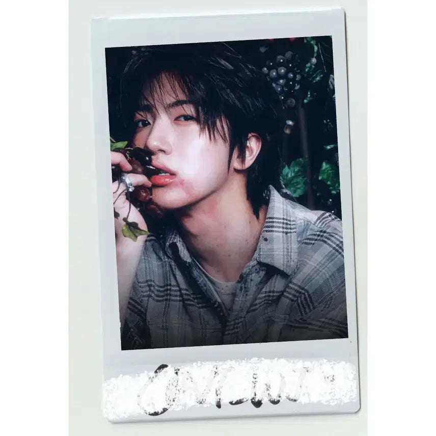 [BUNJANG] Cravity Wonjin Signed Polaroid / 크래비티 원진 싸폴 싸인 폴라 사인 폴라로이드