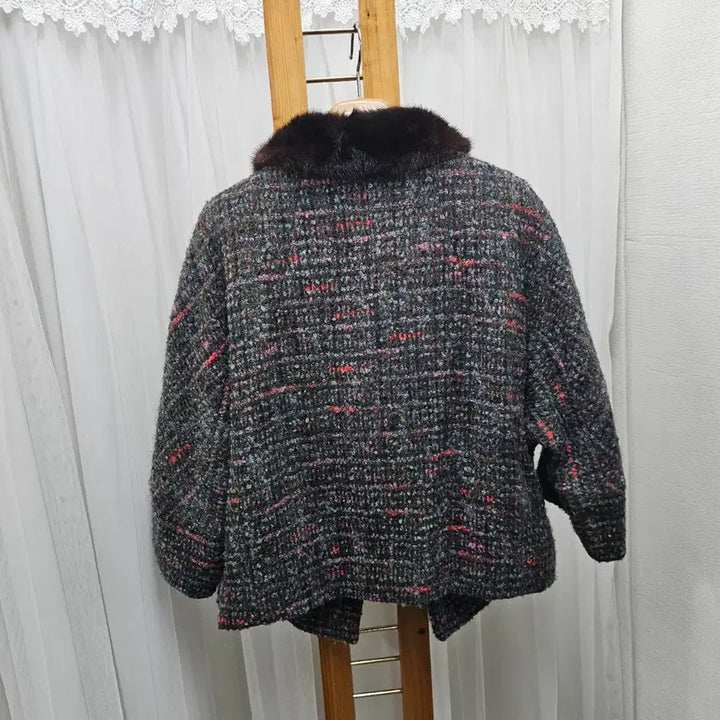 [BUNJANG] NOBLESSE Wool Jacket with Mink Collar / NOBLESSE 모직 자켓 + 밍크 카라