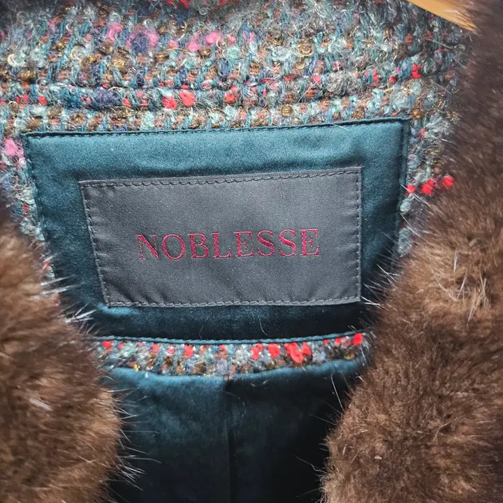 [BUNJANG] NOBLESSE Wool Jacket with Mink Collar / NOBLESSE 모직 자켓 + 밍크 카라