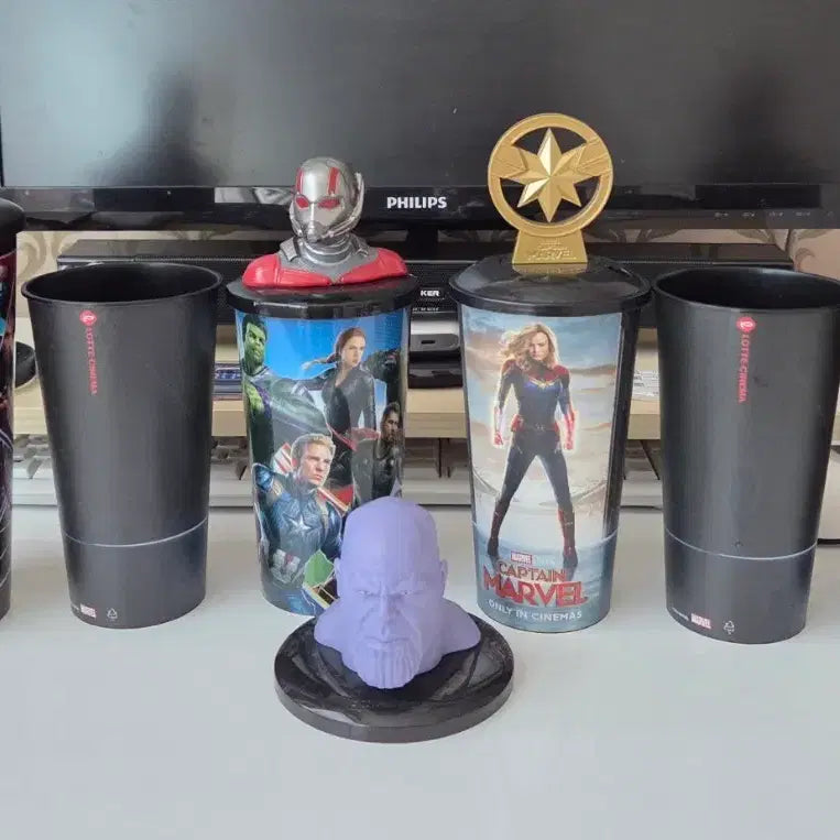 [BUNJANG] Marvel Avengers Topper Cup / 마블 어벤져스 롯데시네마 탑퍼 컵