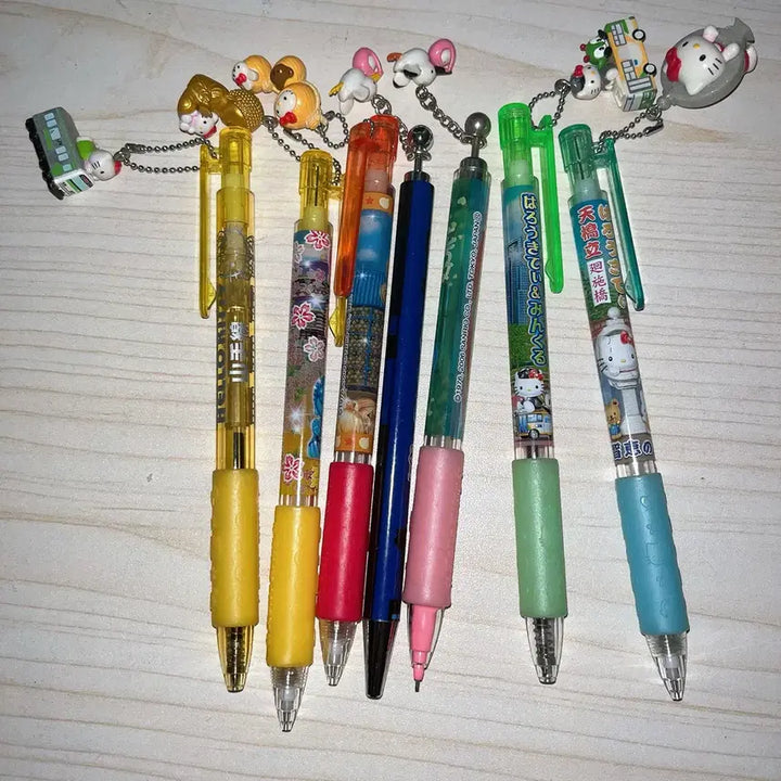 [BUNJANG] Vintage Hello Kitty Bundle Set / 일괄)고전키티볼펜/샤프/키티스트랩/킽스/불상/양파/버스
