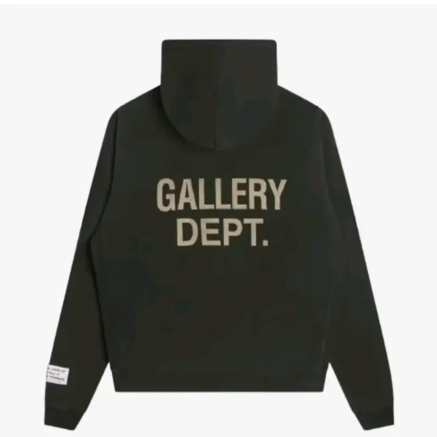 [BUNJANG] Gallery Department Black Hoodie / 갤러리디파트먼트 블랙 후드티
