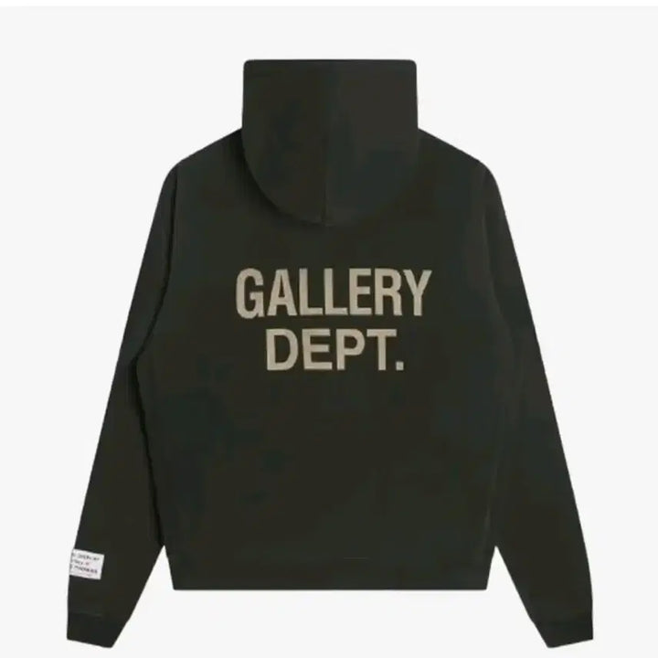 [BUNJANG] Gallery Department Black Hoodie / 갤러리디파트먼트 블랙 후드티