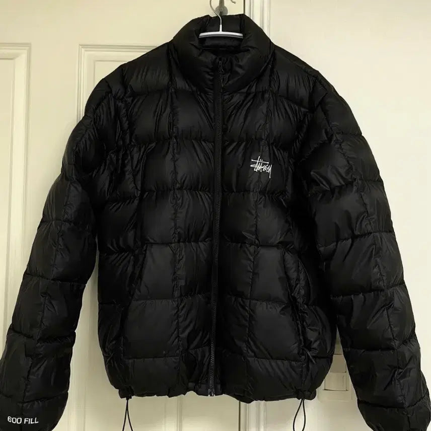 [BUNJANG] Stussy Midweight Puffer Jacket (Black, L) / 스투시 미드웨이트 퍼퍼 블랙 (L)
