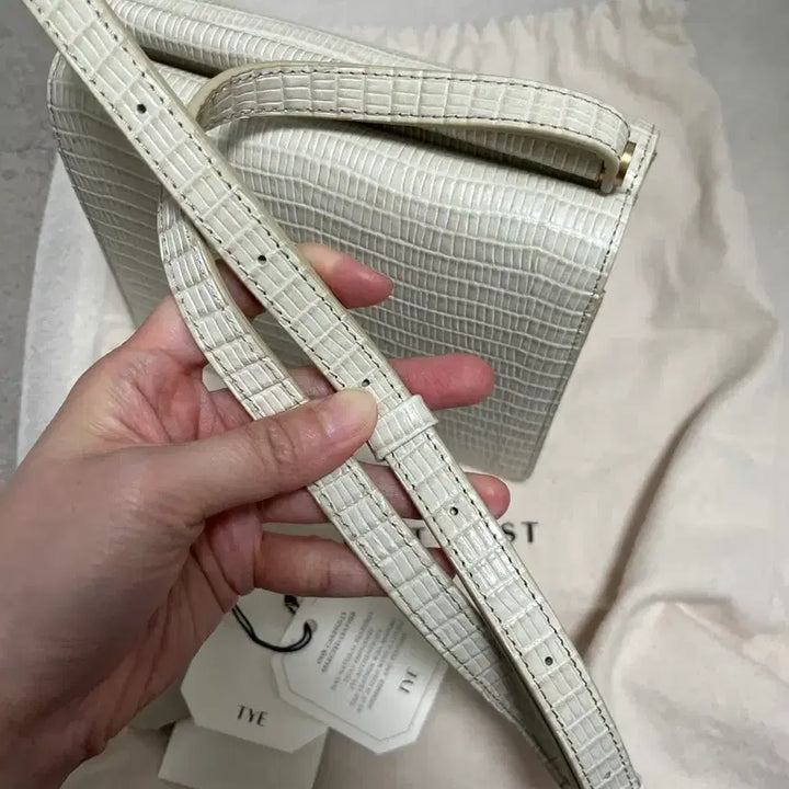 [BUNJANG] Tout Y Est Pommel Mini Bag Lizard White / 투티에 포멜 미니백 리자드 화이트