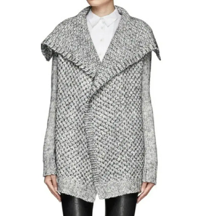 [BUNJANG] Theory Winxie Shawl Collar Knit Cardigan / 띠어리 Theory Winxie 숄 카라 니트 가디건