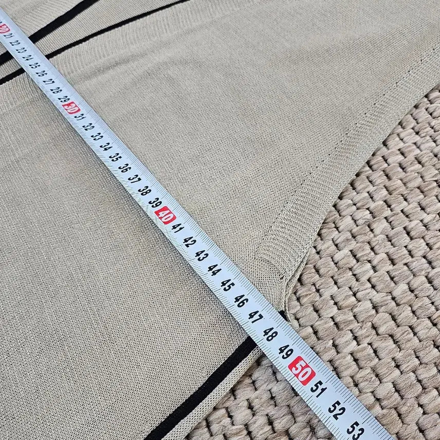 [BUNJANG] Time Long Knit Vest Beige Cardigan / 타임 롱 니트 조끼 베이지 가디건형