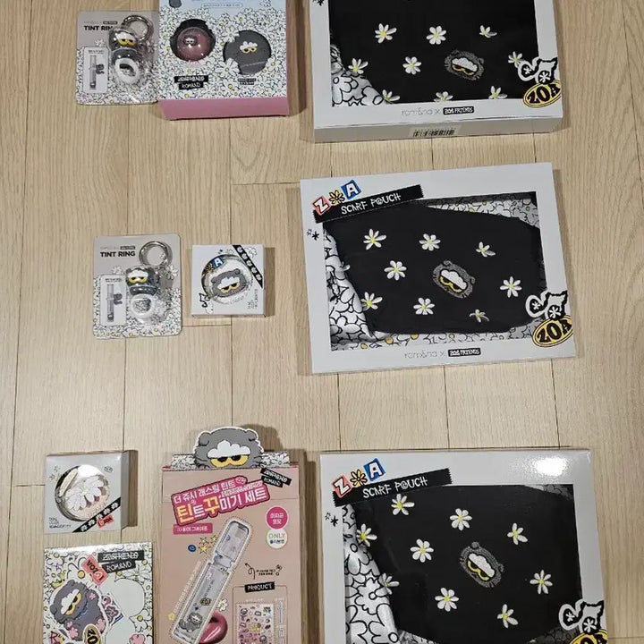 [BUNJANG] Rom&nd Joah Friends Scarf Pouch Set / 롬앤조앤프렌즈(조아 스카프파우치세트)