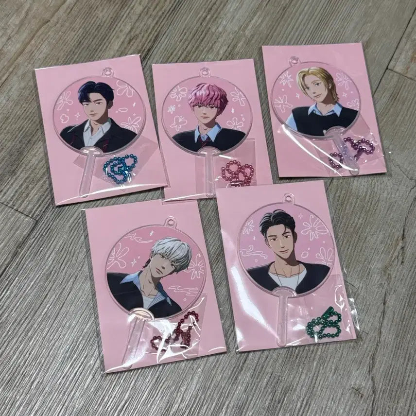 [BUNJANG] PLAVE Fan & Picket Keyring / 플레이브 부채 피켓 키링