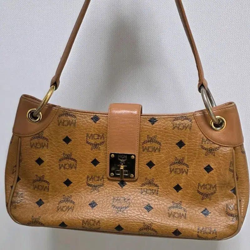 [BUNJANG] MCM Visetos Shoulder Hobo Bag / mcm비세토스 숄더 호보백