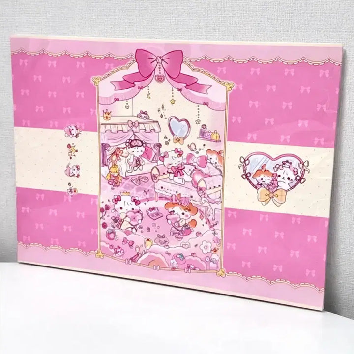 [BUNJANG] Gift Character Wrapping Paper Set (5 Types) / 선물 포장 랩핑지 (5종) set (총 150장)