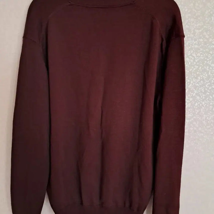[SOLD OUT] 라코스테 브이넥 가디건 버건디 100