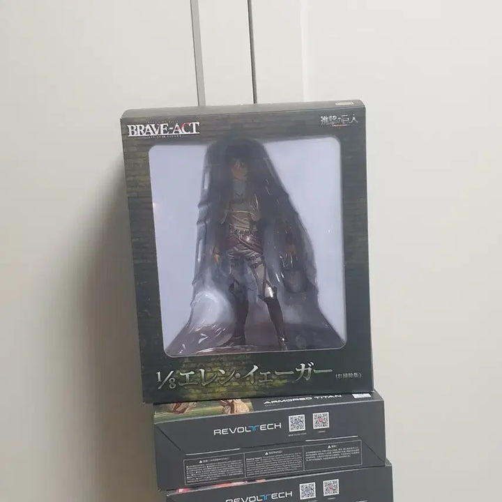 [BUNJANG] Sentinel Eren Yeager Figure / 센티넬 BRAVE-ACT 진격의 거인 1/8 [에렌 예거] 피규어