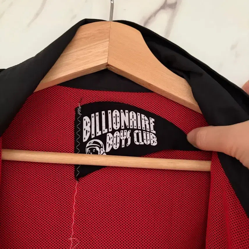 [BUNJANG] Billionaire Boys Club Black/Red Windbreaker Jacket / 빌리어네어보이즈클럽 블랙/레드 바람막이
