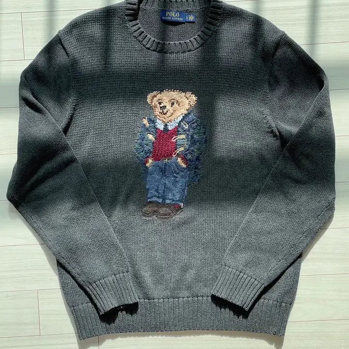 [BUNJANG] Polo Ralph Lauren Bear Knit L / 폴로 랄프로렌 베어 니트 L사이즈