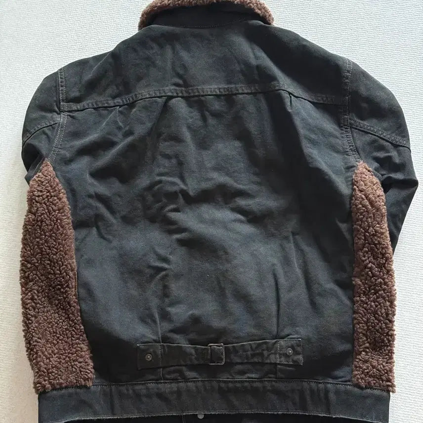 [BUNJANG] RRL Fleece Grizzly Panel Canvas Jacket / [M] RRL 플리스 그리즐리 패널 캔버스 재킷