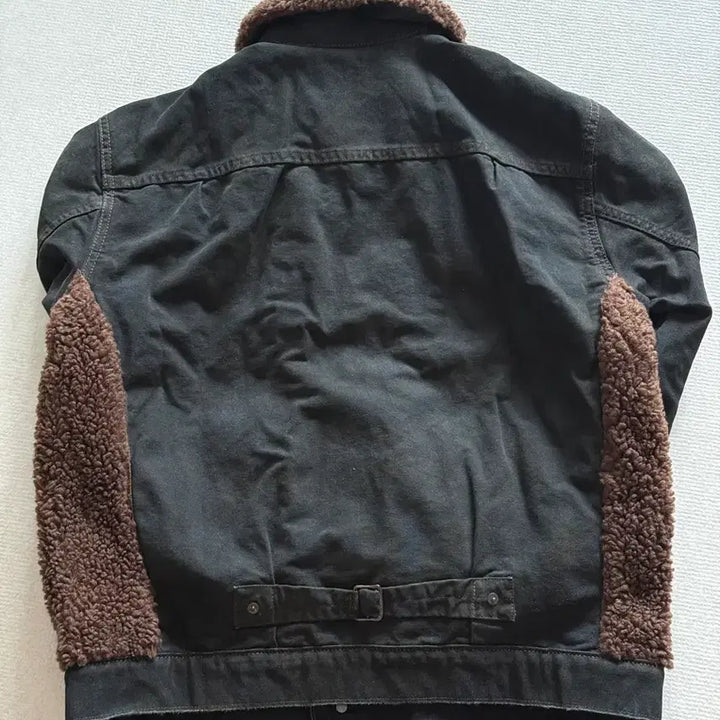 [BUNJANG] RRL Fleece Grizzly Panel Canvas Jacket / [M] RRL 플리스 그리즐리 패널 캔버스 재킷