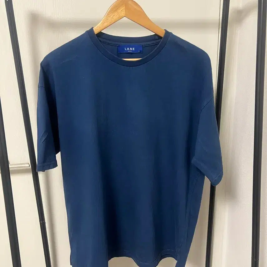 [BUNJANG] LANE Navy Short Sleeve T-shirt / LANE 남색 반팔 티셔츠 F 940