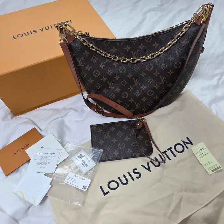 [BUNJANG] Louis Vuitton Loop Hobo Monogram Full Set / 루이비통 루프호보 모노그램 풀세트 (방수 이너백 포함)
